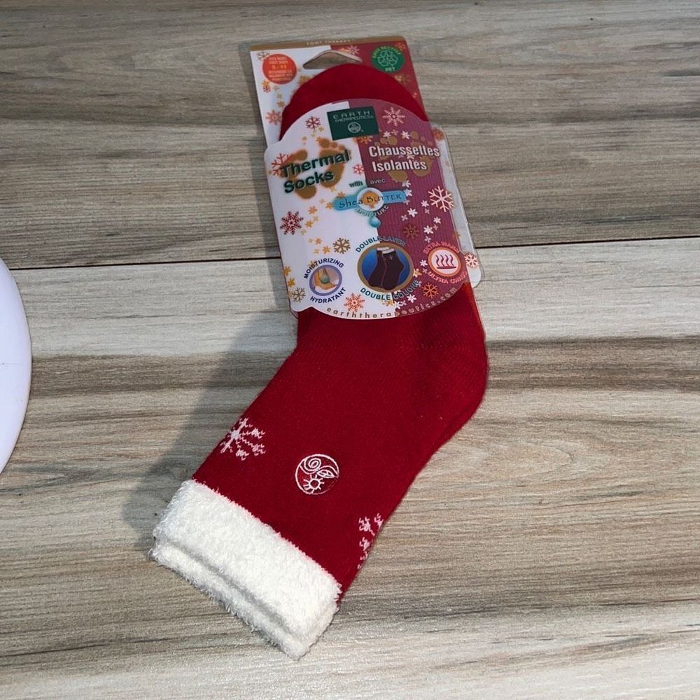 Earth Therapeutics Thermal Socks with Shea Butter Moisture  Size 5-11 NWT